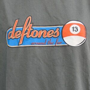 90's Vintage 1997 DEFTONES Around The Fur T Shirt Large With Giant Tag